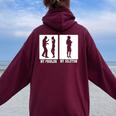 Il Mio Problema Il Mio Pittogramma Mamma Ingegneria Civile Ingegnere Civile Felpa con cappuccio oversize da donna con stampa posteriore Maroon