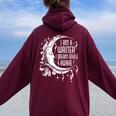 Io Sono Uno Scrittore Che Sogno Mentre Sveglio Autore Libro Romanzo Poeta Felpa con cappuccio oversize da donna con stampa posteriore Maroon