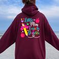 Little Miss Fourth Grader Per Scuola 4A Elementare Felpa con cappuccio oversize da donna con stampa posteriore Maroon