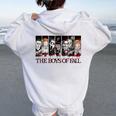 The Boys Of Fall Vintage Scary Horror Movie Halloween Autumn Women Oversized Hoodie Back Print White