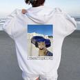 Regola 1 Meme Divertente Sui Gatti Sempre Boss Up Per Uomini E Donne Maglia Con Maniche Raglan Felpa con cappuccio oversize da donna con stampa posteriore White