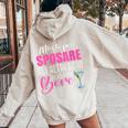 Donna Divertente Mi Sto Per Sposare Donne Addio Al Nubilato Con Collo A Felpa con cappuccio oversize da donna con stampa posteriore Sand
