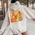 In My Kindness Era Unity Day Orange Groovy Kid Teacher Women Oversized Hoodie Back Print Sand