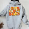 In My Kindness Era Unity Day Orange Groovy Kid Teacher Women Oversized Hoodie Back Print Sport Grey