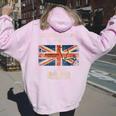 2024 Formula Racing Silverstone Track Formula Race Car Women Oversized Hoodie Back Print Light Pink