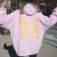 Month September Birthday For September Is My Birthday Women Oversized Hoodie Back Print Light Pink