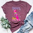 Adult Humor Saying Toys Before Boys Hilarious Women Bella Canvas T-shirt Heather Maroon