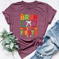 Bruh Let's Fiesta Cinco De Mayo Mexican Party Kid Bella Canvas T-shirt Heather Maroon