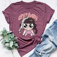 Graphic Cute Baby Cry Baby Girl Bella Canvas T-shirt Heather Maroon