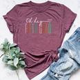 Fifth Grade Oh Hey Retro Back To School 5Th Grade Bella Canvas T-shirt Heather Maroon