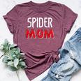 Spider Mom For Girls Love Spider Bella Canvas T-shirt Heather Maroon