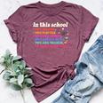 In This School You Belong Back To School Principal Teacher Bella Canvas T-shirt Heather Maroon