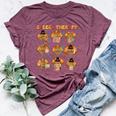 Speech Therapy Turkey Slp Speech Therapist Fall Thanksgiving Bella Canvas T-shirt Heather Maroon