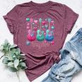 Taylor First Name Personalized Groovy 80'S Pink Retro Bella Canvas T-shirt Heather Maroon
