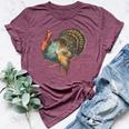 Thanksgiving Retro Vintage Turkey Fall Thankful Thanksgiving Bella Canvas T-shirt Heather Maroon