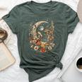 Aesthetic Goblincore And Dark Cottage Core Clothes Mushroom Bella Canvas T-shirt Heather Forest