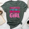 Brother Of The Birthday Girl Family Party Decorations Bella Canvas T-shirt Heather Forest