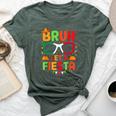 Bruh Let's Fiesta Cinco De Mayo Mexican Party Kid Bella Canvas T-shirt Heather Forest