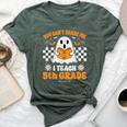You Can't Scare Me I Teach 5Th Grade Retro Teacher Halloween Bella Canvas T-shirt Heather Forest