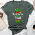 Christmas Kindergarten Elf Squad Teacher Student Bella Canvas T-shirt Heather Forest