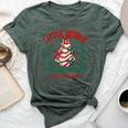 Christmas Tree Cake Social Club Christmas Coquette Kid Bella Canvas T-shirt Heather Forest