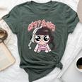 Graphic Cute Baby Cry Baby Girl Bella Canvas T-shirt Heather Forest