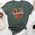 Cute Fall Autumn Season Matching Family Thanksgiving 2024 Bella Canvas T-shirt Heather Forest