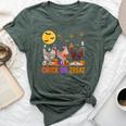 Fall Halloween Chicken Pumpkin Chick Or Treat Spooky Bella Canvas T-shirt Heather Forest