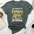 Im A Libra Goddess Queen Its My Birthday Libra Vibes Bella Canvas T-shirt Heather Forest