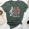 Music Teacher Kid National Hispanic Heritage Month Bella Canvas T-shirt Heather Forest