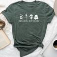 Inclusion Isn't Scary Slp Halloween Sped Teacher Ghost Mummy Bella Canvas T-shirt Heather Mauve