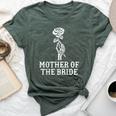 Mother Of The Bride Skeleton Gothic Bachelorette Wedding Bella Canvas T-shirt Heather Mauve