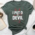 I Put D In Devil Halloween Matching Couple Women Bella Canvas T-shirt Heather Mauve