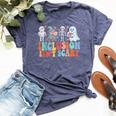 Inclusion Isn't Scary Ghost Mummy Halloween Slp Sped Teacher Bella Canvas T-shirt Heather Forest