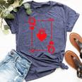 Queen Hearts Card Costume Playing Cards Queen Of Hearts Bella Canvas T-shirt Heather Forest
