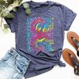 3Rd Grade Typography Team Third Grade Teacher Back To School Bella Canvas T-shirt Heather Navy
