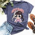 Graphic Cute Baby Cry Baby Girl Bella Canvas T-shirt Heather Navy