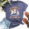 Everyone Communicates Differently Halloween Autism Teacher Bella Canvas T-shirt Heather Navy