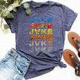Jvke Colorful With Butterfly And Snake Vintage Retro Bella Canvas T-shirt Heather Navy