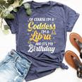 Im A Libra Goddess Queen Its My Birthday Libra Vibes Bella Canvas T-shirt Heather Navy