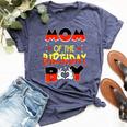 Mom Of The Birthday Boy Mouse Family Matching Bella Canvas T-shirt Heather Navy Mom Of The Birthday Boy Mouse Family Matching Bella Canvas T-shirt Heather Navy