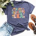 In My Third Grade Era Retro 3Rd Grade Back To School Bella Canvas T-shirt Heather Navy