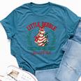 Christmas Tree Cake Social Club Christmas Coquette Kid Bella Canvas T-shirt Heather Deep Teal