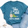 Coffee Zombie Undead Caffeine Addict Halloween Bella Canvas T-shirt Heather Deep Teal