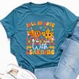 Fall In Love With Learning Teacher Autumn Pumpkin Bella Canvas T-shirt Heather Navy
