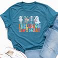 Inclusion Isn't Scary Ghost Mummy Halloween Slp Sped Teacher Bella Canvas T-shirt Heather Navy