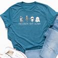 Inclusion Isn't Scary Slp Halloween Sped Teacher Ghost Mummy Bella Canvas T-shirt Heather Navy