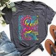 3Rd Grade Typography Team Third Grade Teacher Back To School Bella Canvas T-shirt Heather Dark Grey
