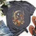 Aesthetic Goblincore And Dark Cottage Core Clothes Mushroom Bella Canvas T-shirt Heather Dark Grey