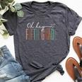 Fifth Grade Oh Hey Retro Back To School 5Th Grade Bella Canvas T-shirt Heather Dark Grey
